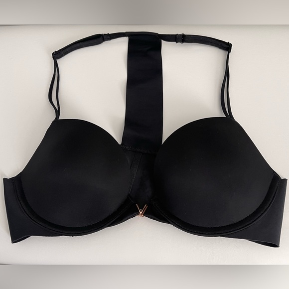 Black racer back front closure bra by Victoria’s Secret - Picture 1 of 5